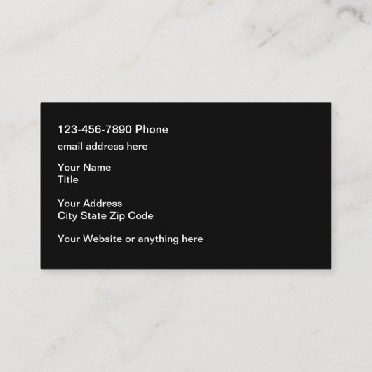 モダンクールテーマ名モダン刺 名刺 (裏面)