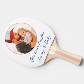 モダンクールトレンディー名門私立校風の写真ファースト・ファーザー・デイ 卓球ラケット (横)