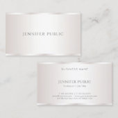 モダンクールプロフェッショナルデザインエレガントグラマー 名刺 (正面/裏面)