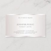 モダンクールプロフェッショナルデザインエレガントグラマー 名刺 (裏面)