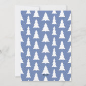 モダンクールユール（キリスト降誕祭）スクリプカスタムト写真ホリデーカード シーズンカード (裏面)