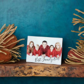 モダンクール最高の家族の写真プラーク フォトプラーク (側面)