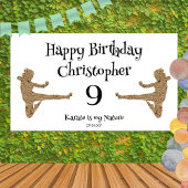 モダンクール武術アーツ空手子供の誕生日 横断幕