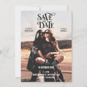 モダンクール結婚写真 セーブザデート (正面)