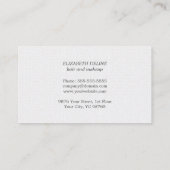 モダンクール美しいサロンアポイントメントカード 予約カード (裏面)