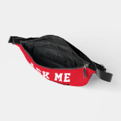 モダンクール頼Me Red白黒ボランティ救済ア ファニーパック (見開き)