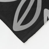 モダングエレガントレ葉イズ フリースブランケット (角)