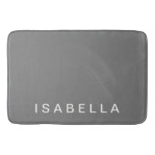 モダングミニマルレパーソナライズされたイ名 バスマット (正面)