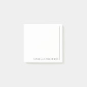 モダングミニマルレパーソナライズされたイ名 ポストイット (正面)