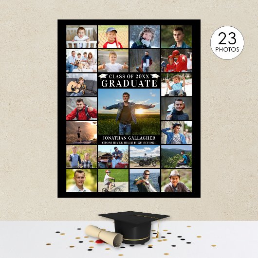 モダングラデュエート２３　フォトコラージュ　カスタムカラー ポスター