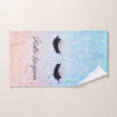 モダングラデーションカッコいいフェイク《写真》ぼけ味 バスタオルセット (ハンドタオル)