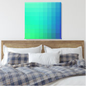 モダングラデーションデザイン キャンバスプリント (インサイチュ (寝室))