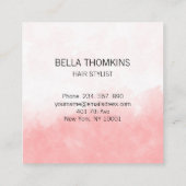 モダングラデーションプエルト スクエア名刺 (裏面)