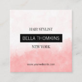 モダングラデーションプエルト スクエア名刺 (正面)