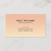 モダングラデーションミニマル勾配名刺 名刺 (裏面)