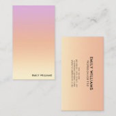 モダングラデーションミニマル勾配名刺 名刺 (正面/裏面)