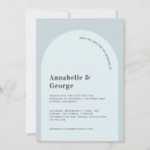 モダングラフィックタイポグラフィ写結婚真 セーブザデート (正面)