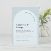 モダングラフィックタイポグラフィ写結婚真 セーブザデート (スタンド正面)