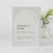 モダングラフィックタイポグラフィ写結婚真 セーブザデート (スタンド正面)