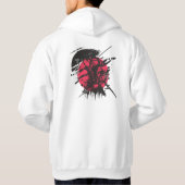 モダングラフィックTシャツ パーカ (裏面)