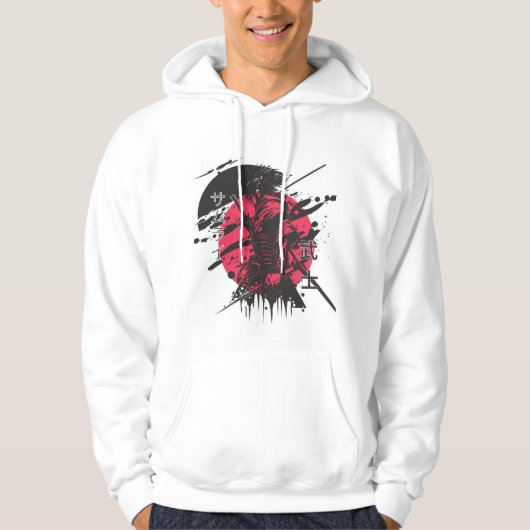 モダングラフィックTシャツ パーカ (正面)