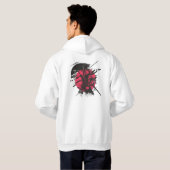 モダングラフィックTシャツ パーカ (裏面フル)