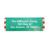 モダングランジ差出人住所 ラベル (正面)