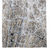 モダングランジ抽象芸術の色 シャワーカーテン (正面)