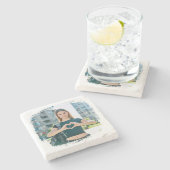 モダングランジ枠写真 ストーンコースター (横)