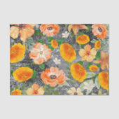 モダングランジ黒黄花 薄葉紙 (正面)