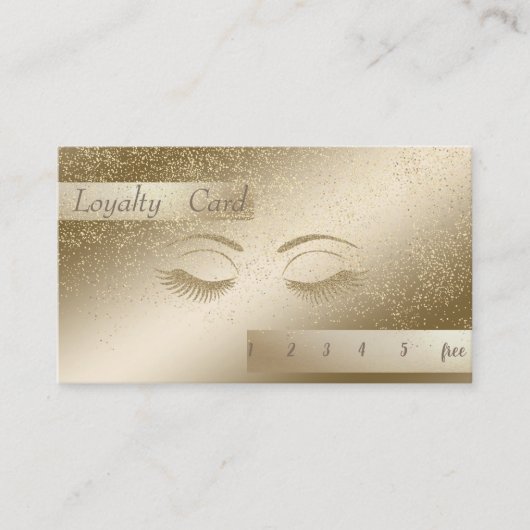 モダングリッターの点滅、紙吹雪ロイヤリティカード ロイヤリティカード (正面)