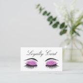 モダングリッターまつげサロンロイヤリティカード ロイヤリティカード (スタンド正面)