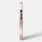 モダングリッターグラデーションバラ金ゴールドモノグラム Case-Mate iPhoneケース (裏面 / 左)