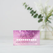 モダングリッターサロンスパロイヤリティカード 名刺 (スタンド正面)