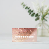 モダングリッターサロンスパロイヤリティカード 名刺 (スタンド正面)