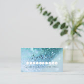 モダングリッターサロンスパロイヤリティカード 名刺 (スタンド正面)