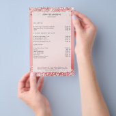 モダングリッターサロン価格表フライヤー チラシ (ハンドル)