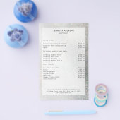 モダングリッターサロン価格表 チラシ (シングル)