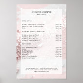 モダングリッターサロン価格表 ポスター (正面)