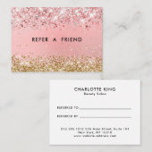 モダングリッターサロン割引カード 割引カード (正面/裏面)