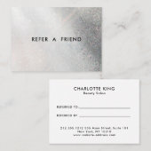 モダングリッターサロン割引カード 割引カード (正面/裏面)