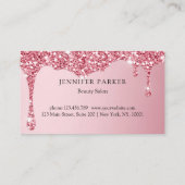 モダングリッターサロン割引カード 名刺 (裏面)