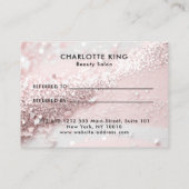 モダングリッターサロン 割引カード (裏面)