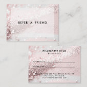 モダングリッターサロン 割引カード (正面/裏面)