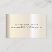 モダングリッターシーケンスの幾何学的、抽象芸術 名刺 (裏面)