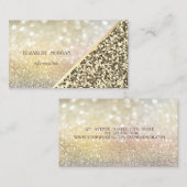 モダングリッターシーケンス抽象芸術《写真》ぼけ味 名刺 (正面/裏面)