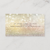 モダングリッターシーケンス抽象芸術《写真》ぼけ味 名刺 (裏面)