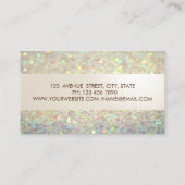 モダングリッターストライプ《写真》ぼけ味、紙吹雪、唇 名刺 (裏面)