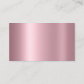 モダングリッタードッグポープリントドッググルーミング 名刺 (裏面)