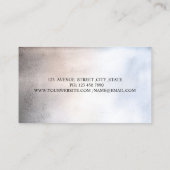 モダングリッタードライエレガントププロフェッショナル 名刺 (裏面)